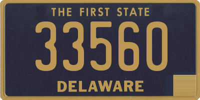 DE license plate 33560