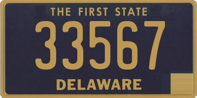 DE license plate 33567