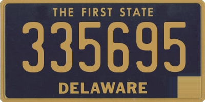 DE license plate 335695