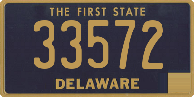 DE license plate 33572