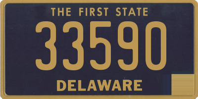 DE license plate 33590