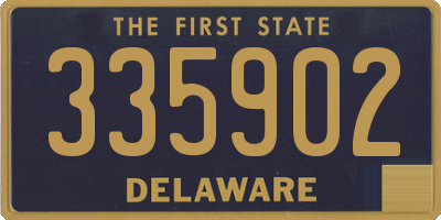 DE license plate 335902
