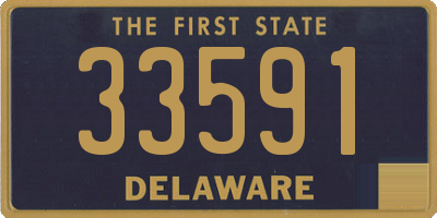 DE license plate 33591