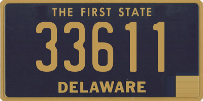 DE license plate 33611