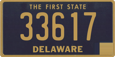DE license plate 33617