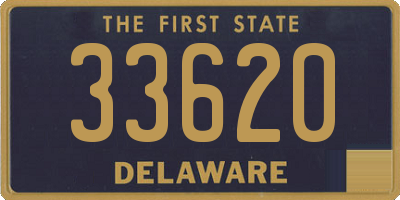 DE license plate 33620