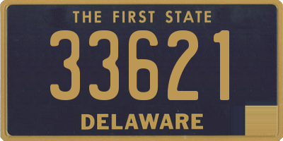 DE license plate 33621