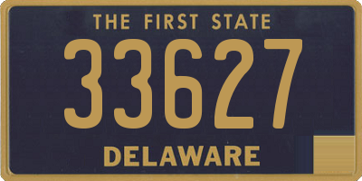 DE license plate 33627