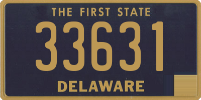 DE license plate 33631