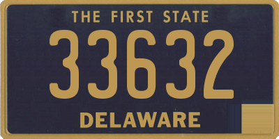 DE license plate 33632