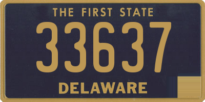 DE license plate 33637