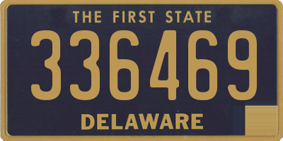 DE license plate 336469