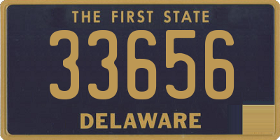 DE license plate 33656