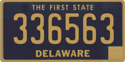 DE license plate 336563