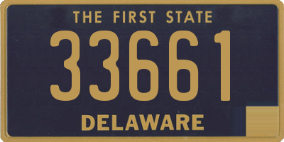 DE license plate 33661