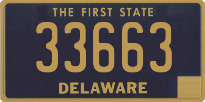 DE license plate 33663
