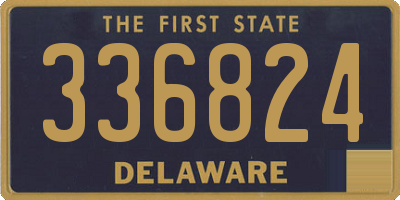 DE license plate 336824