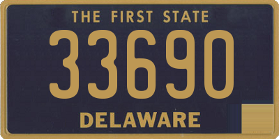 DE license plate 33690