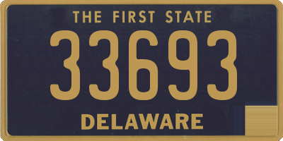 DE license plate 33693