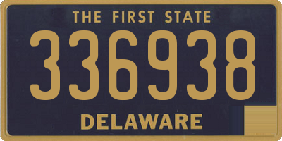 DE license plate 336938