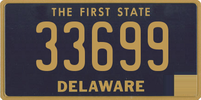 DE license plate 33699