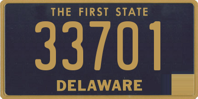 DE license plate 33701