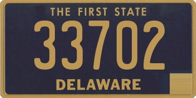 DE license plate 33702