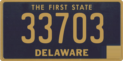 DE license plate 33703