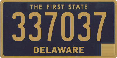 DE license plate 337037