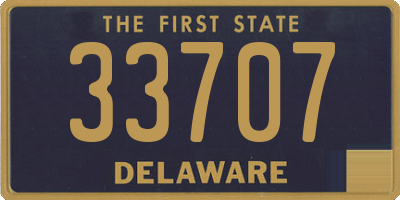 DE license plate 33707