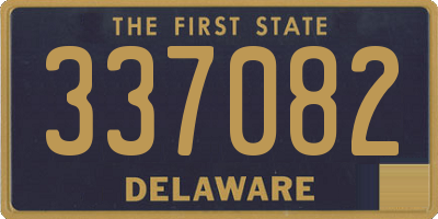 DE license plate 337082