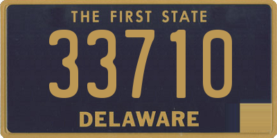 DE license plate 33710