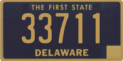 DE license plate 33711