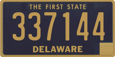 DE license plate 337144