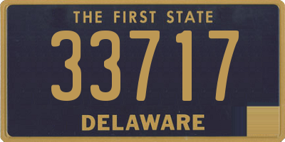 DE license plate 33717