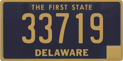 DE license plate 33719