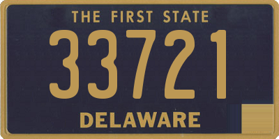 DE license plate 33721