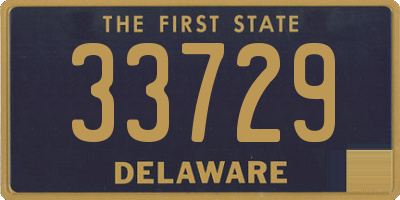 DE license plate 33729