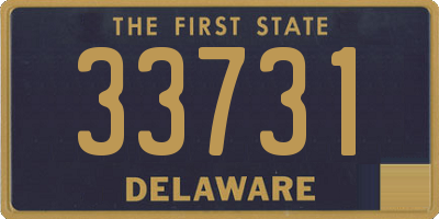 DE license plate 33731