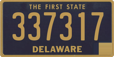 DE license plate 337317