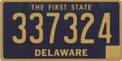 DE license plate 337324