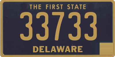 DE license plate 33733