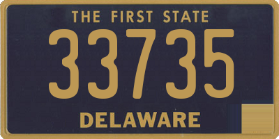 DE license plate 33735