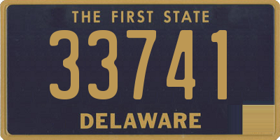 DE license plate 33741