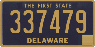 DE license plate 337479