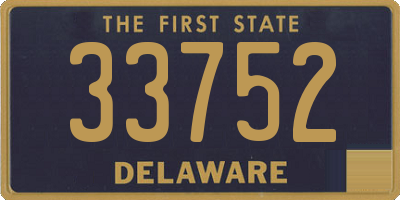 DE license plate 33752