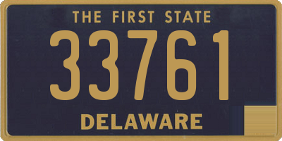 DE license plate 33761