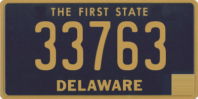 DE license plate 33763