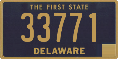 DE license plate 33771