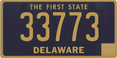 DE license plate 33773